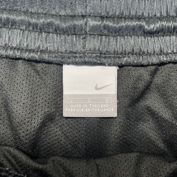 Nike Silver Tag Basketball Gym Shorts Men’s L Large Black Gray Vintage Y2K - Picture 3 of 16